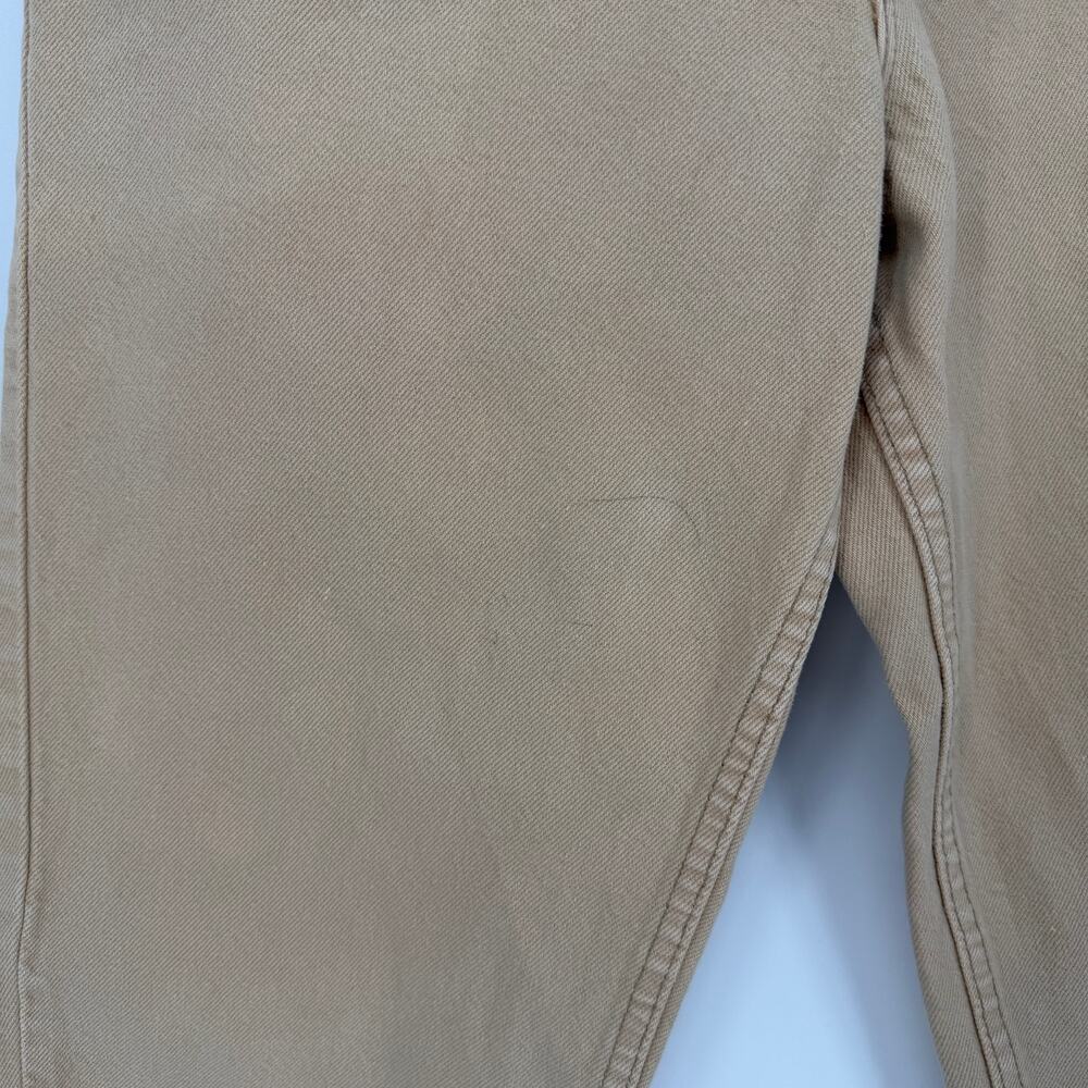 VTG Levis 551 Womens sz 12 MED Beige Cotton Made in USA Relaxed Tapered Fit - Picture 13 of 13